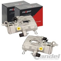 2X Maxgear Bremssattel Hinten Passend FÜR Opel Signum Vectra
