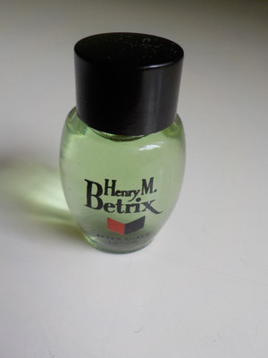 Vintage Miniature Perfume Parfüm Henry M. Betrix After Shave 0,17fl.oz. 5ml 1969