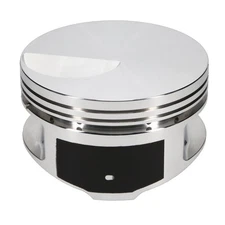 JE Pistons Piston Set, 2618, Flat Top, 4.440 Bore, 1.350 CD, 0.990 Pin, Set of 8