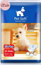 Doggie Diapers - Disposable Dog Diapers for Female in Heat Period or Urine Incon