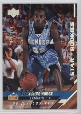 2005-06 Upper Deck Star Rookies Silver UD Exclusives Julius Hodge Rookie RC 0c3