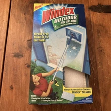 NEW SEALED Windex Outdoor All In One Glass and Window Cleaner Tool Starter Kit