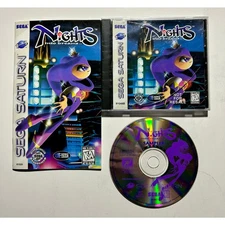 Nights into dreams (Sega Saturn)brand new with cracks🔥w/manual & sampler disc