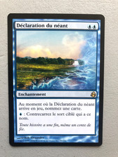 Mtg Carte Magic Morningtide Declaration of Naught French NM/LP