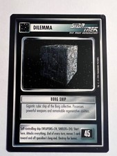Borg Ship rare Star Trek 1994 Premiere Limited Black Border by Decipher Games