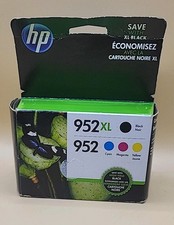 HP 952XL 952 Ink Cartridge 4-Pack Combo N9K28AN Black Cyan Magenta Yellow - 2019