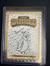 Benevolent Barn Owl 5 Year OG Art Case Hit VeeFriends Super Stickers Series Gary