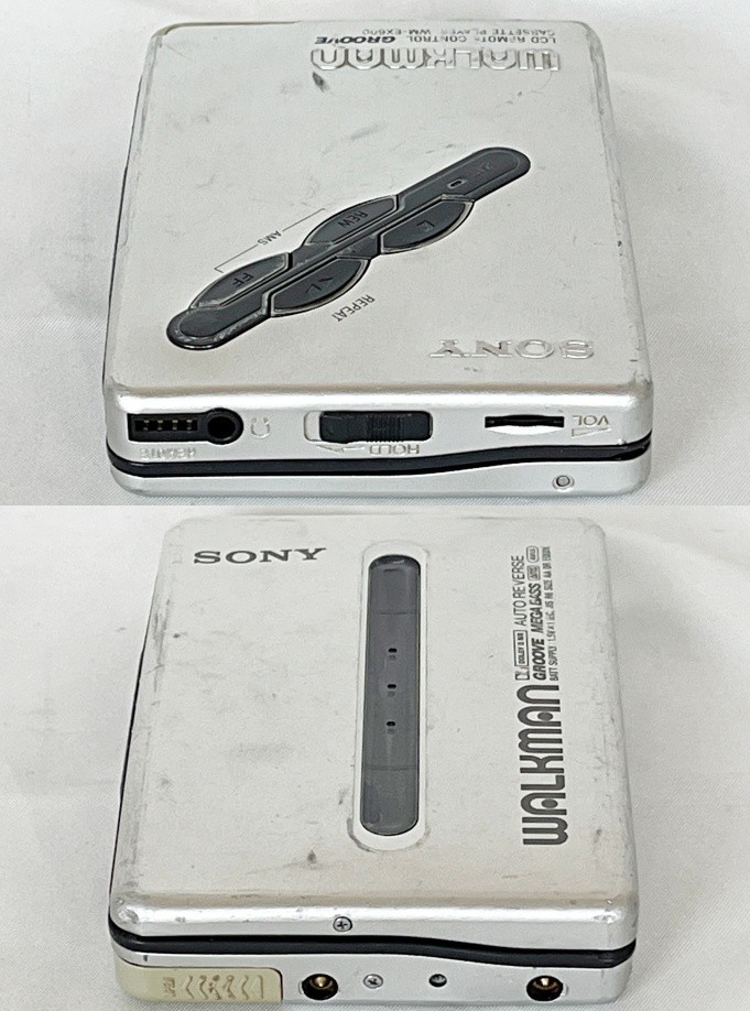 SONY WM-EX600 2000 Silver Walkman Vintage Cassette Player From