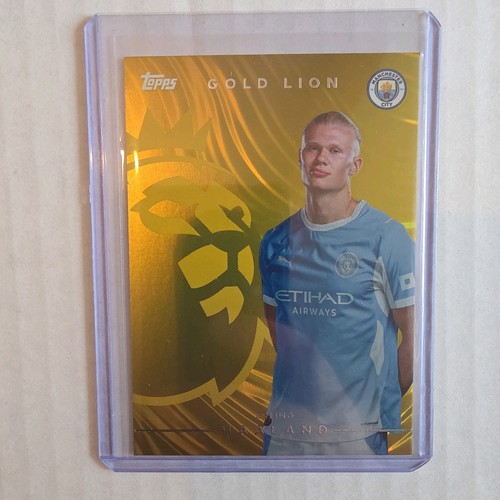 26/27 Topps Flagship Premier League SSP Gold Lion Man City Erling Haaland Rare