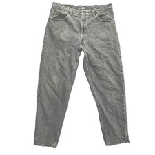 Levi's 501 Denim Jeans Mens 38 Black Gray Baggy Made in USA Pants Vintage