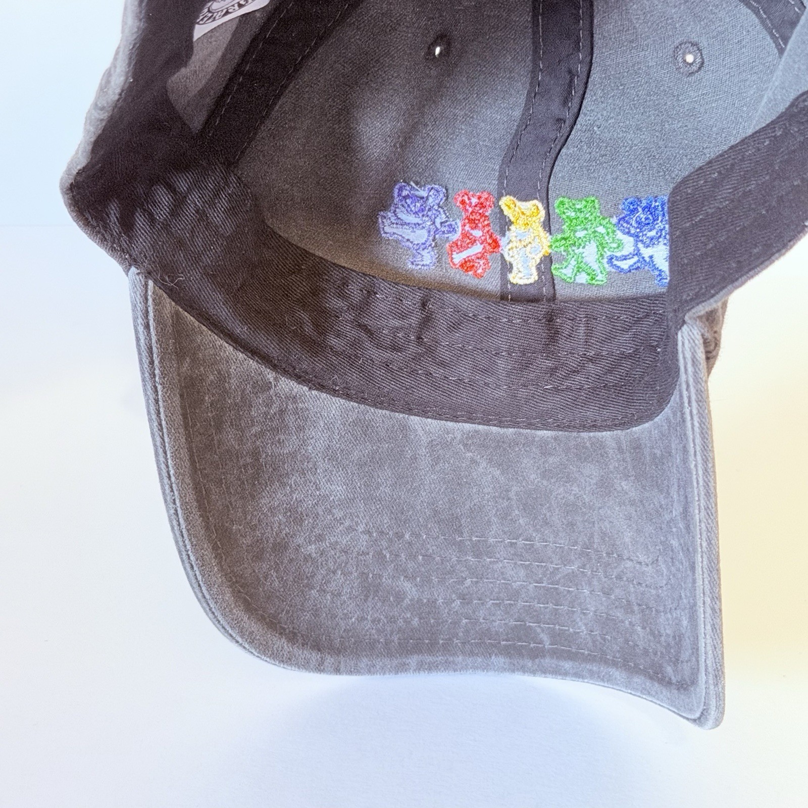 Grateful Dead Dancing Marching Bears Hat Cap Gray… - image 7