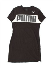Puma Damen Grafik T-Shirt Kleid UK 16 Large s...