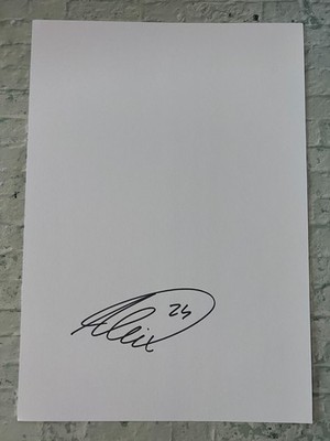 ORIGINAL autograph by Alaix Garcia. pers. collected. A4 KK. B. LEVERKUSEN