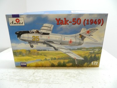 Amodel 1:72 Yakovlev Yak-50 Soviet Light Interceptor Jet 72250