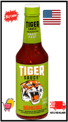 Try Me Tiger Sauce 10 Fl Oz Versatile Sauce for Meats Seafood and Dips