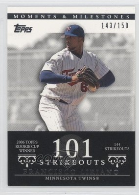 2007 Topps Moments & Milestones 143/150 Francisco Liriano #66 0a1