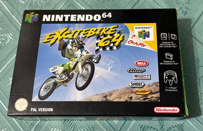 Excitebike 64 (Nintendo 64 / N64)  **OVP + Anleitung**  CIB (PAL)