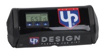 Up Design Lenkerpolster Lenkerschutz mit Uhr & Stoppuhr 195mm Bar Pad schwarz
