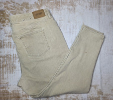 Lauren Ralph Lauren Jeans Womens 18W Beige Light Wash Premier Skinny Ankle