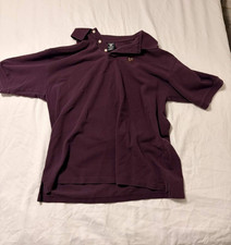 Vintage 90s Taz Looney Tunes Polo Shirt Mens L Purple Warner Bros Store Kidcore