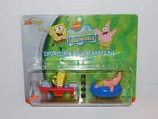 Zip Zaps Micro RC Car SPONGEBOB SQUAREPANTS KIT - VINTAGE 2002 SEALED NEW