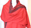 thumbnail 2  - Cotton Silk Soft Red Solid Color Wrap, Stole, Dupatta