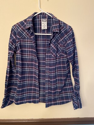 Helly Hanson Plaid Flannel Shirt M Exc+++