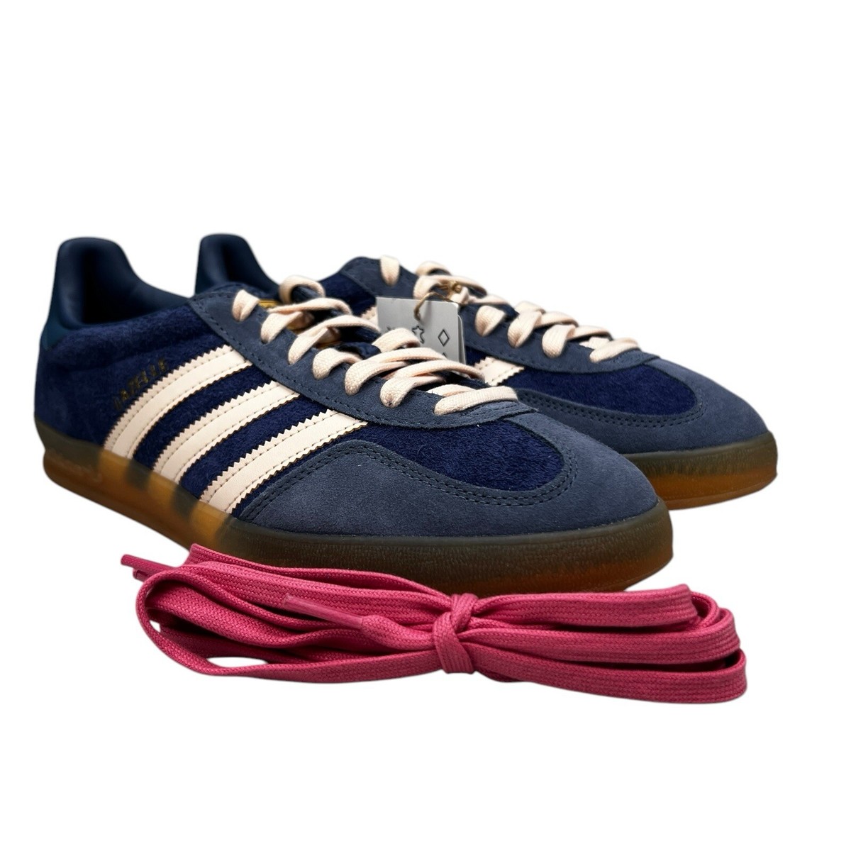 Adidas Gazelle Indoor Dark Blue Orange Preloved Ink Shoes