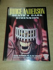 JUDGE ANDERSON DEATH'S DARK DIMENSION JOHN WAGNER ALAN TITAN 2000 AD PAPERBACK<