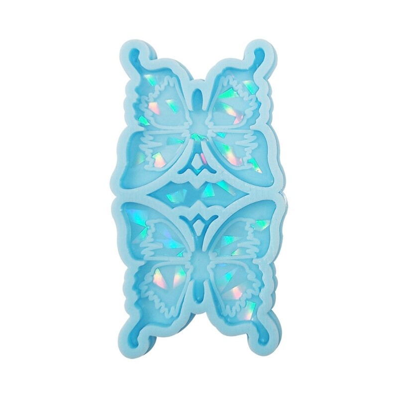 Colorful Resin Mold Keychain Silicone Mold DIY Pendant Resin Mold