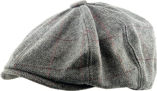 Men's Cabbie Newsboy and Ascot Plaid Ivy Button Hat Cap - Picture 138 of 365