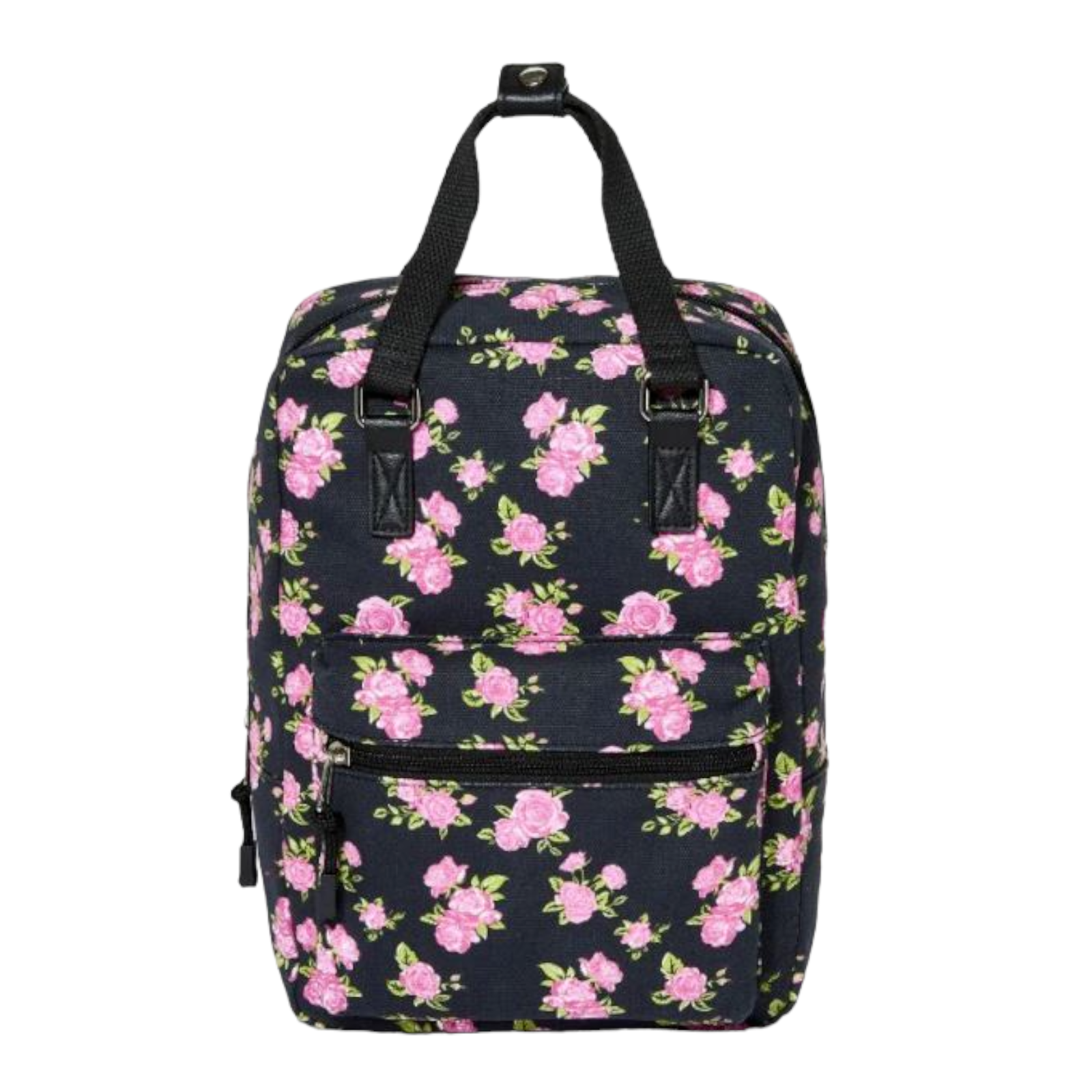 Floral Print Square 12.3" Backpack Wild Fable Black eBay