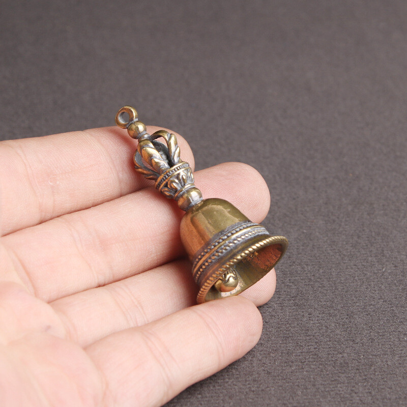 Brass Small Bell Pendant Sculptures Figurines Handmade Key buckle Gifts