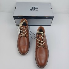 JF Ferrar Men's Gilbert Chukka Boots Cognac memory foam size 8.5 M  US.
