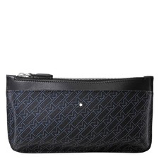 Montblanc Black/blue Ladies Monogram 4810 Small Clutch 127900
