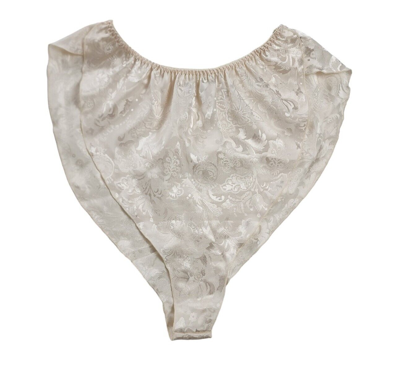 Vintage Victoria's Secret Lingerie Set Cami Shorts Ivory White Size Medium