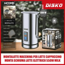 MONTALATTE MACCHINA PER LATTE CAPPUCCINO MONTA SCHIUMA LATTE ELETTRICO 550W MILK