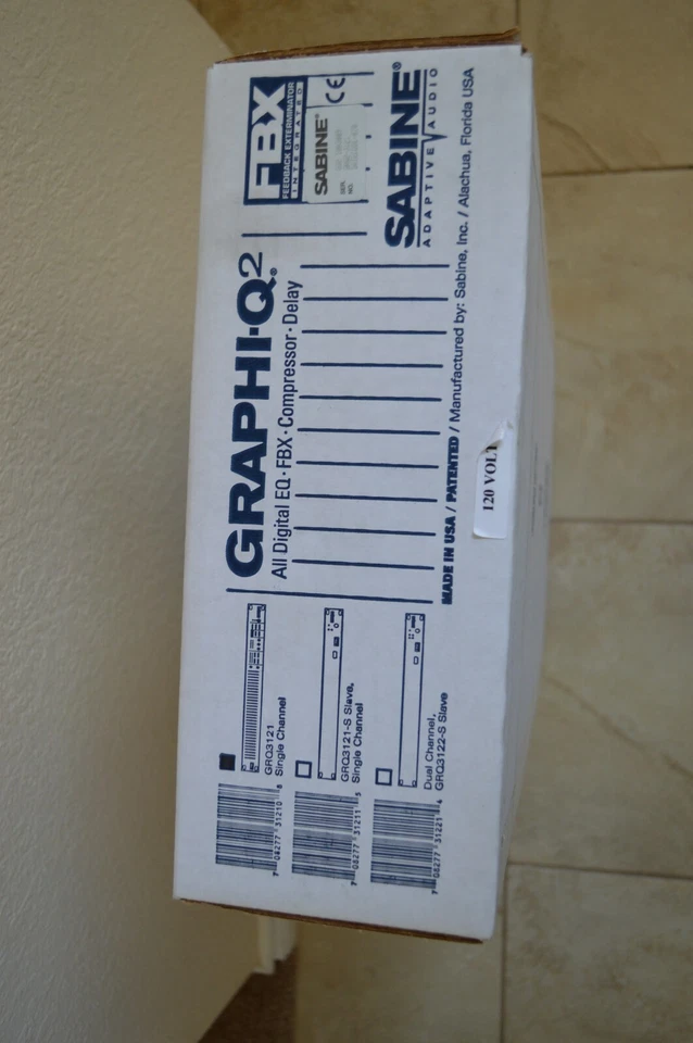 New Sabine GRAPHI-Q2 FBX-Compressor-Delay-Crossover GRQ3121 EQ Equalizer Single  - Image 2 of 3