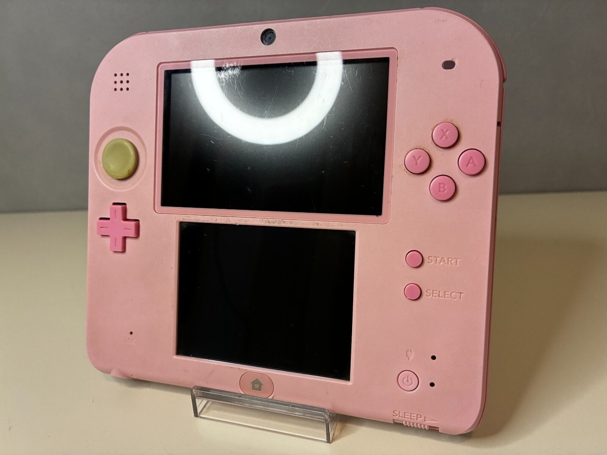 ニンテンドー2DS ピンク 3-087 Nintendo 2DS Pink Console with Stylus Japanese ver TESTED 【DDP