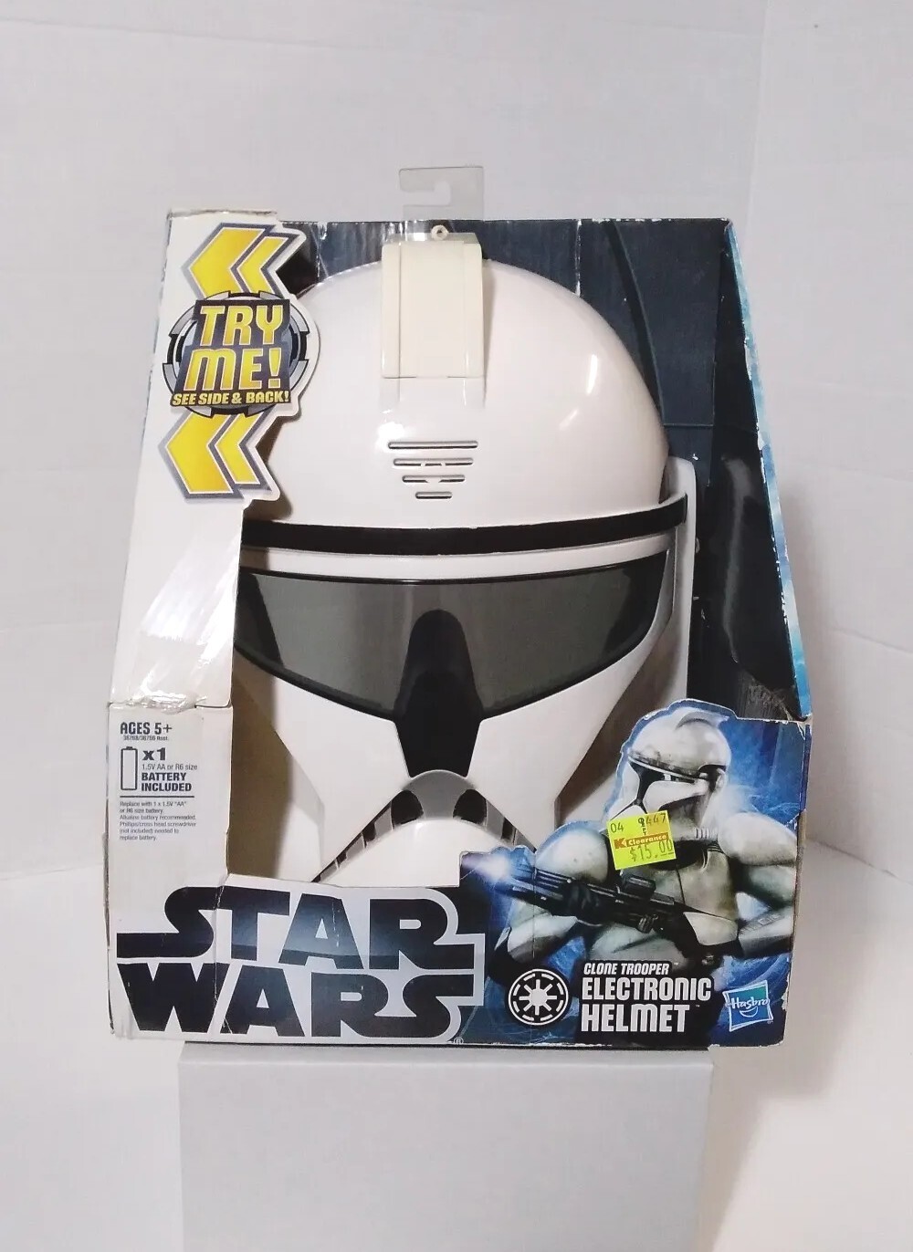 Star Wars The Clone Wars Clone Trooper Electronic Helmet Hasbro