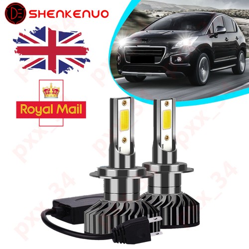 For Peugeot 3008 20092016 LED Headlight Bulb High / Low White F2