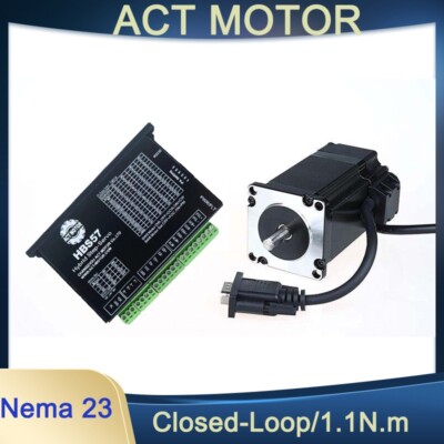 1Axis NEMA23 156oz.in Closed Loop Stepper Motor &Schrittmotor Servo Drive HBS57
