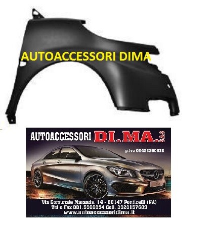 LOCARO RIPARO PASSARUOTA ANTERIORE DX SMART FORTWO DAL 2007 AL 2014 NUOVO - Immagine 3