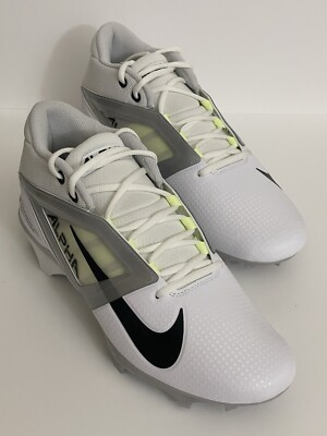 Nike Alpha Menace 4 Pro Football Cleats White Black FD7037