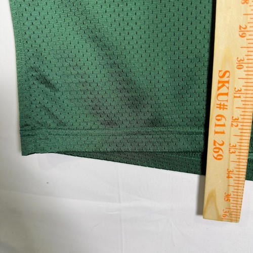 Vintage Nike Team Michigan State University Jersey Mens 2XL XXL Green Sport MSU - Picture 4 of 6