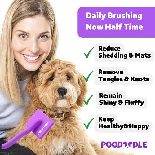Poodle Doodle Brush Dog Brush for Goldendoodle Labradoodle