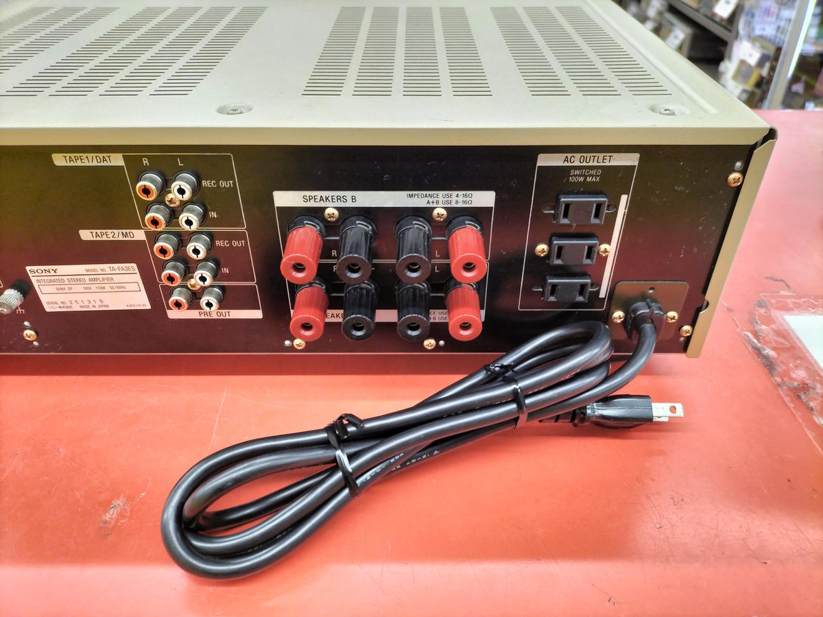 SONY Model TA-FA3ES Integrated amplifier (transistor) Silver Good