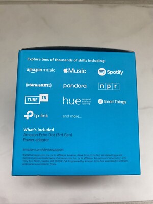 Amazon Echo Dot 3rd Gen Smart Speaker - Heather Gray (D9N29T)