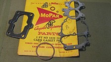 NOS 1955-1956 Carter 2 bbl carburetor gasket pkg, V8, 1826444