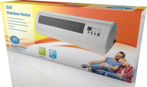 Prem-I-Air 2kW PTC Over Door Heater & Fan With Remote Control and Timer - Picture 3 of 6